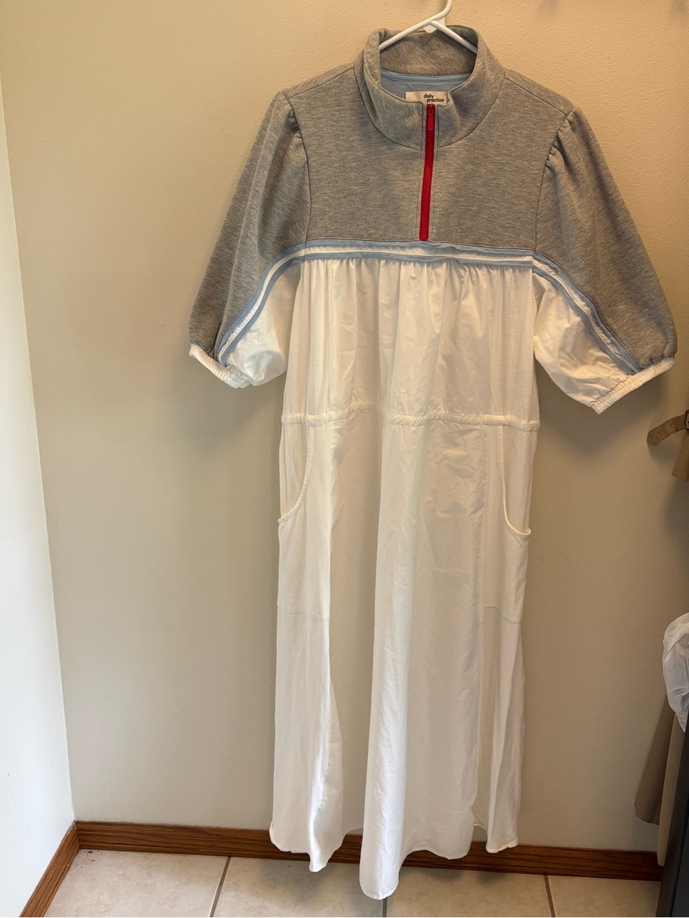 Anthropologie Daily Practice Two-Tone Casual Dress
